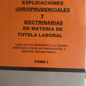 "EXPLICACIONES JURISPRUDENCIALES Y DOCTRINARIAS EN MATERIA DE TUTELA LABORAL.  2 TOMOS, 618 págs. 3a edic. abril 2022