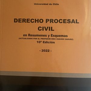 "DERECHO PROCESAL CIVIL EN RESÚMENES Y ESQUEMAS", 270 págs, edic. 2022.